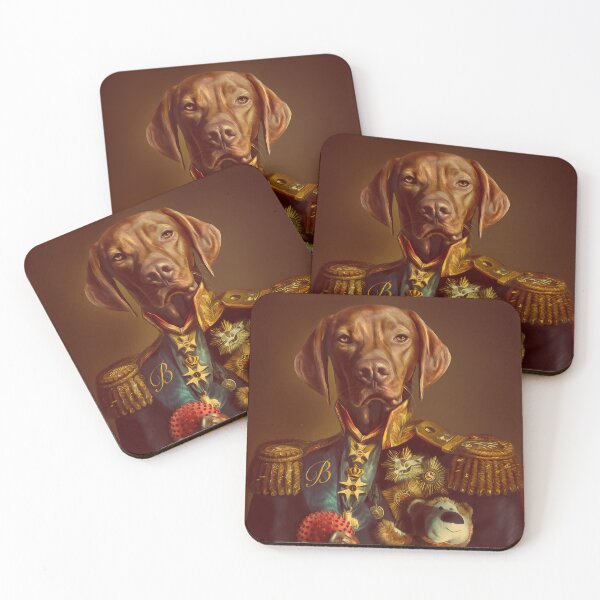 Artikelvorschau, Bertie-The-Hungarian-Vizsla---Dog-Portrait entworfen und verkauft von KarlHeiSchubert.