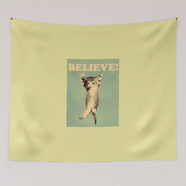 Aperçu de l'œuvre Affiche du chat Believe créée et vendue par KarlHeiSchubert.