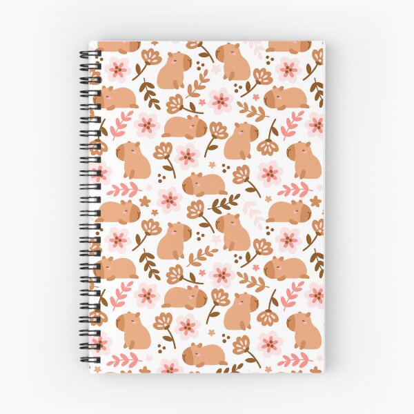 Item preview, Capybara and flowers designed and sold by Sargent-Canvart.