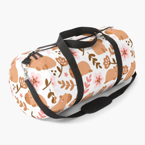 Item preview, Capybara and flowers designed and sold by Sargent-Canvart.