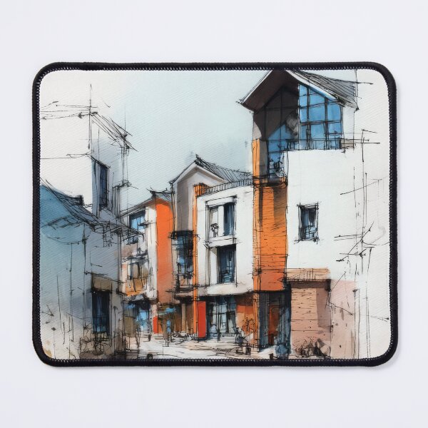 Item preview, Urban sketch #12 designed and sold by Proyava.Art.