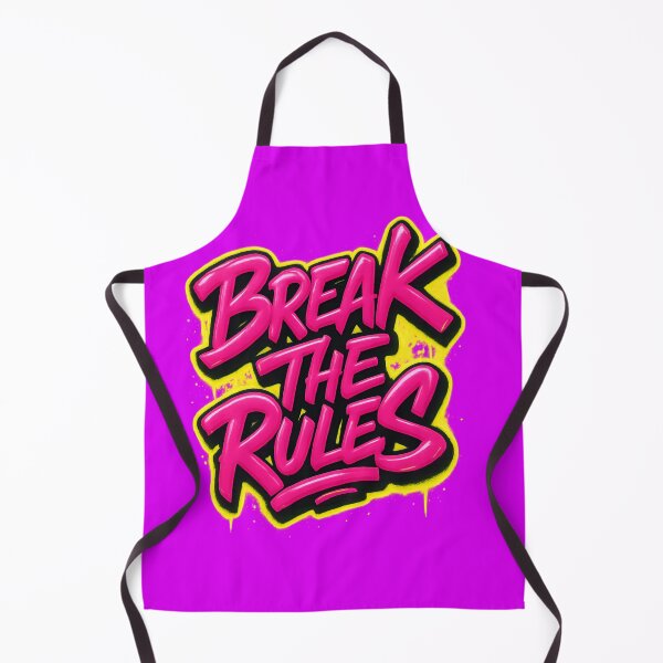 Item preview, Break The Rules – Neon Graffiti Typography designed and sold by NeonCore.