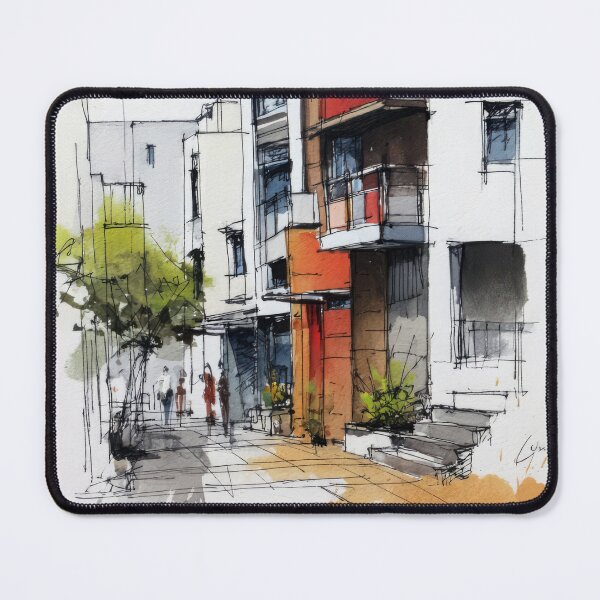 Item preview, Urban sketch #11 designed and sold by Proyava.Art.
