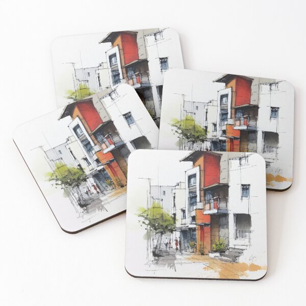 Item preview, Urban sketch #11 designed and sold by Proyava.Art.