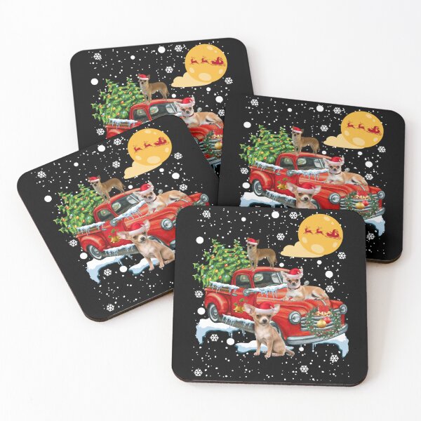 Item preview, Christmas Chihuahua Dog With Vintage Red Truck Funny Xmas designed and sold by thompsonw.