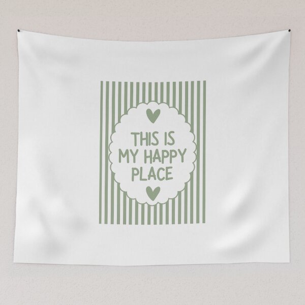 Item preview, This Is My Happy Place - Sage designed and sold by Dondonmart.