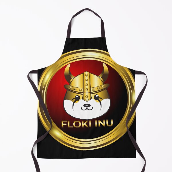 Item preview, luxury gold coin floki inu crypto currency designed and sold by ZieProject.