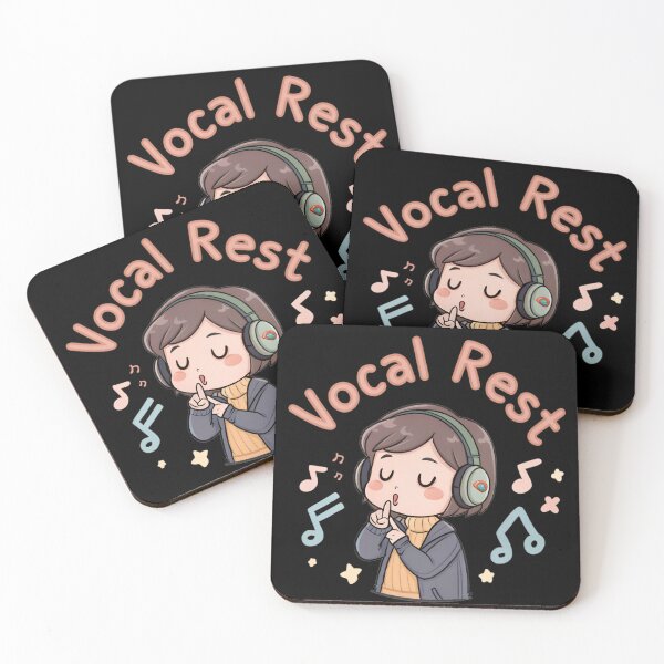 Item preview, Theatre Kid Vocal Rest Design with Stage Curtains, Spotlight, and Vintage Microphone designed and sold by VividOrganica.