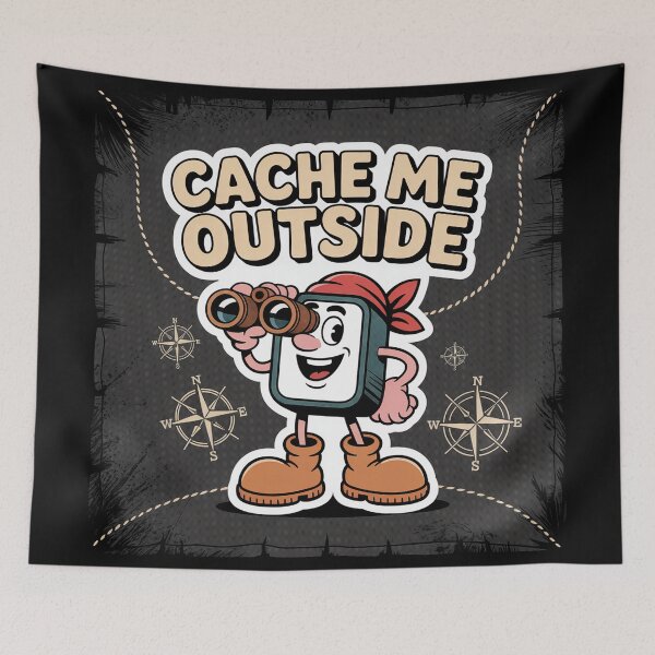 Item preview, Cache Me Outside Geocacher Treasure Hunt Outdoor Games designed and sold by Blok45.