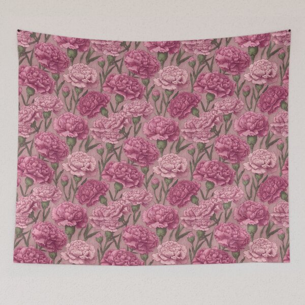 Item preview, Colorful Blooming Carnations Print For Bridal Shower Gift designed and sold by RoyalStarsPatts.