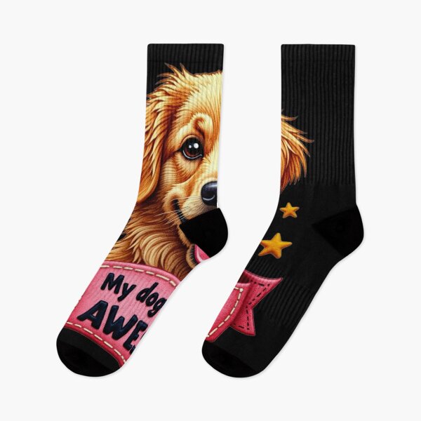 Item preview, My Dog Thinks I’m Awesome Funny Pet Art Design designed and sold by ArtDesignTp.