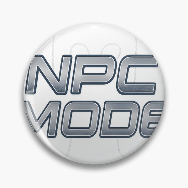 Item preview, NPC Mode | Funny Internet Meme Shirt designed and sold by Midnight-Supply.