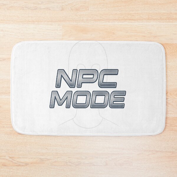 Item preview, NPC Mode | Funny Internet Meme Shirt designed and sold by Midnight-Supply.