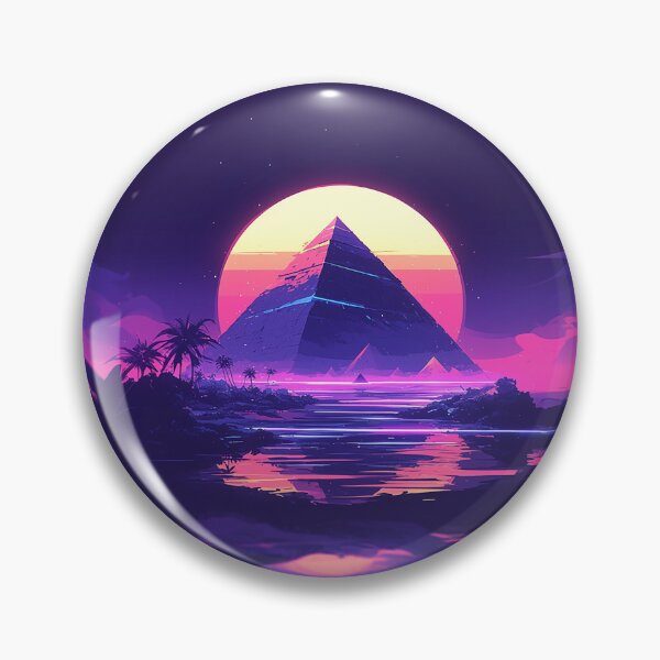 Item preview, Synthwave Pyramid Glow designed and sold by Christian Weiss.