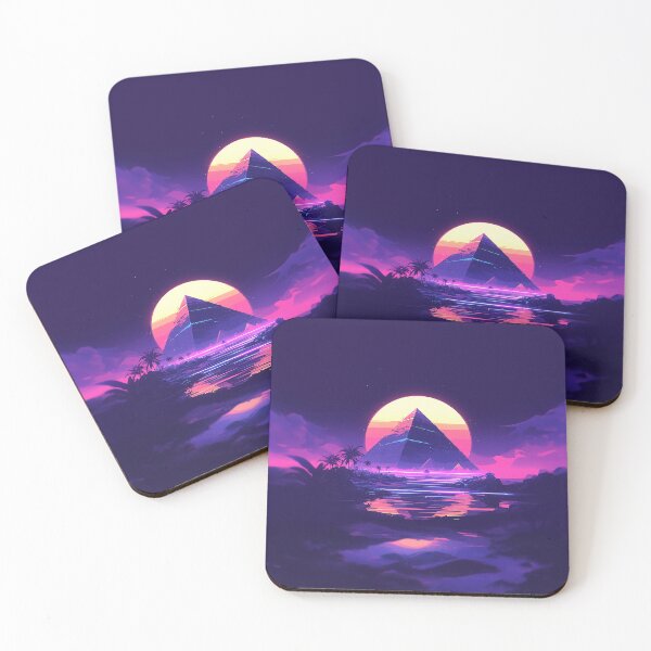 Item preview, Synthwave Pyramid Glow designed and sold by Christian Weiss.