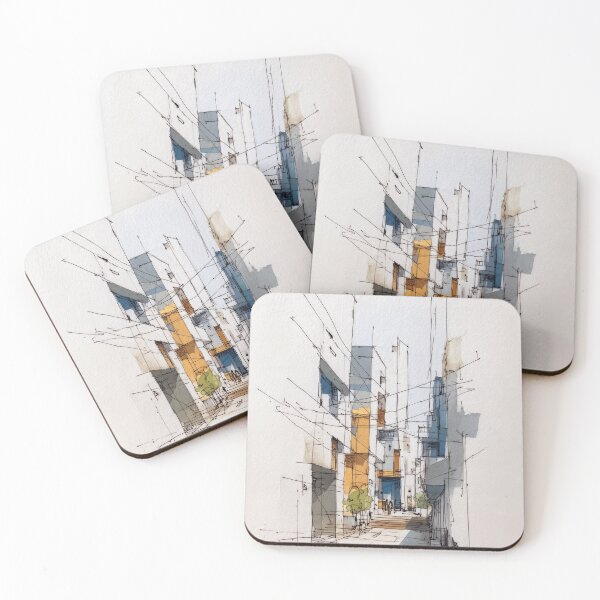 Item preview, Urban sketch #18 designed and sold by Proyava.Art.