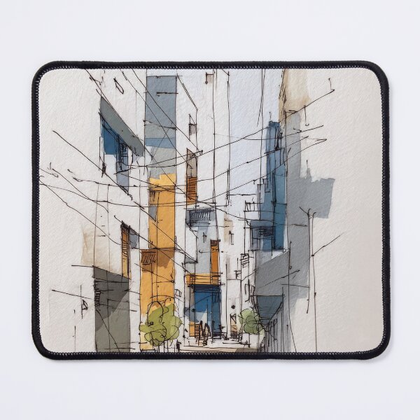 Item preview, Urban sketch #18 designed and sold by Proyava.Art.