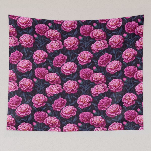 Item preview, Edgy Graceful Carnations For Birthday Gift designed and sold by RoyalStarsPatts.