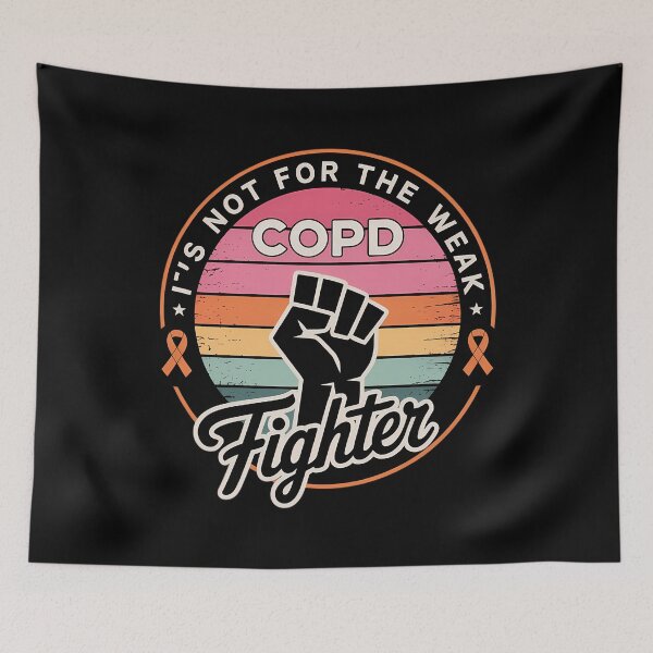Item preview, COPD Awareness Fighter COPD Warrior designed and sold by waazwee6.