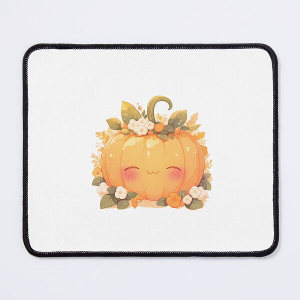 Item preview, Smiling Kawaii Pumpkin Blossom designed and sold by Christian Weiss.
