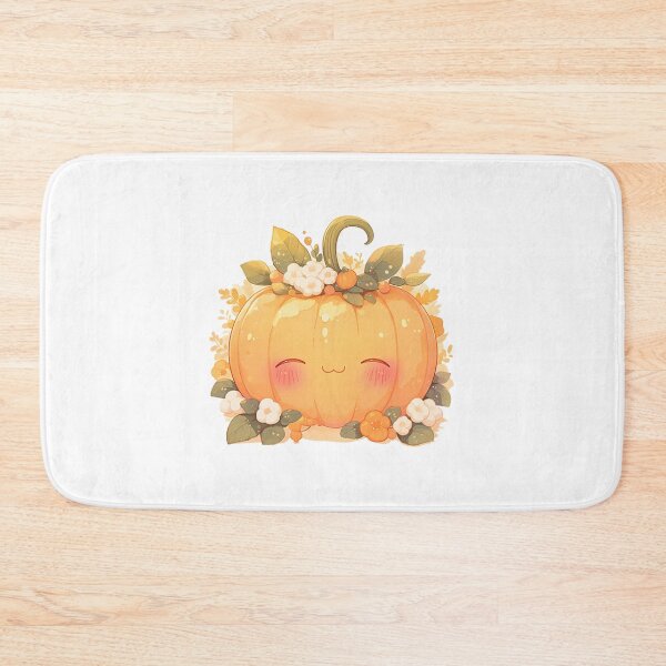 Item preview, Smiling Kawaii Pumpkin Blossom designed and sold by Christian Weiss.