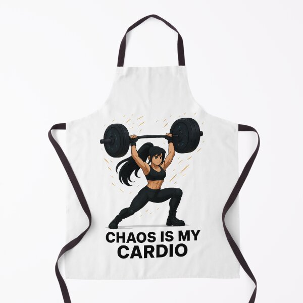 Item preview, Chaos Is My Cardio – Anime Warrior Fitness Energy Art designed and sold by SassySerina.