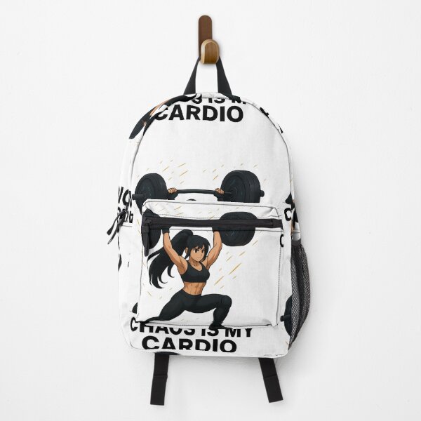 Item preview, Chaos Is My Cardio – Anime Warrior Fitness Energy Art designed and sold by SassySerina.