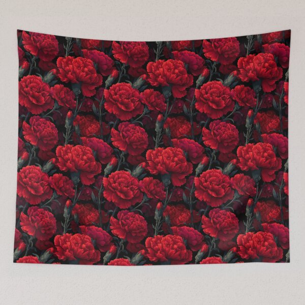 Item preview, Bold Lush Carnations Texture For Birthday Surprise designed and sold by RoyalStarsPatts.