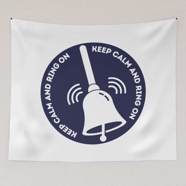 Item preview, Keep Calm and Ring On Handbell Music Design for Ringers designed and sold by DesignDazzles.