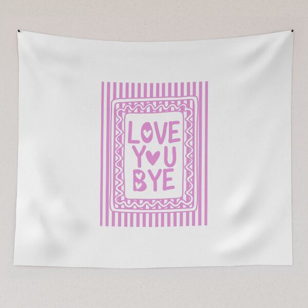 Item preview, Love You Bye - Pink designed and sold by Dondonmart.
