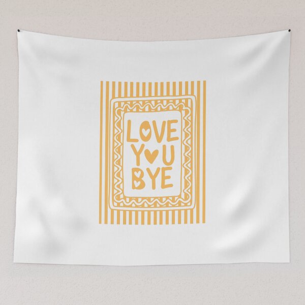Item preview, Love You Bye - Yellow designed and sold by Dondonmart.