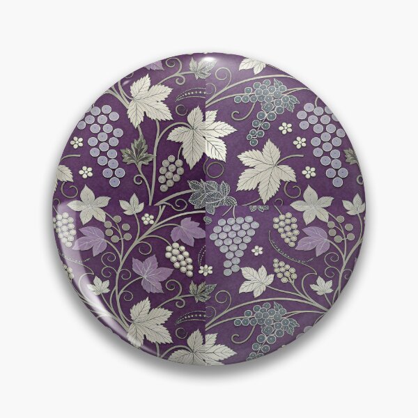 Item preview, Vintage Vineyard Grape and Leaf Pattern in Purple designed and sold by RGShirtWorks.