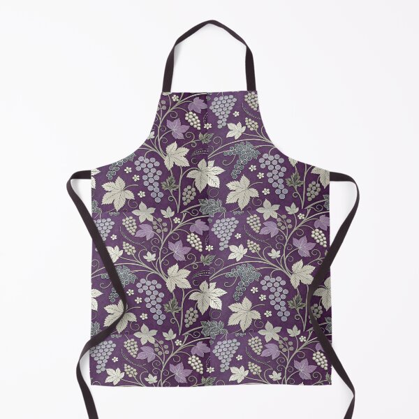 Item preview, Vintage Vineyard Grape and Leaf Pattern in Purple designed and sold by RGShirtWorks.