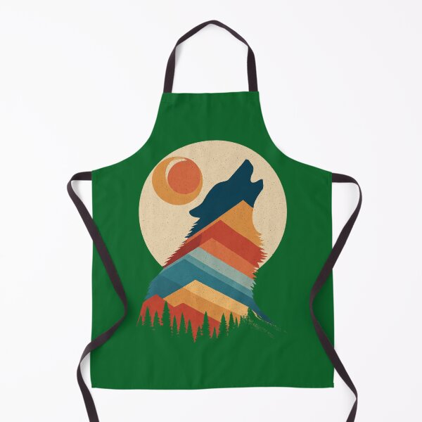 Item preview, Retro Wolf Silhouette – Vintage Nature Design designed and sold by Meiersbeste.