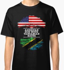 American Son With Tanzanian Roots - Gift For Tanzanian Son Classic T-Shirt