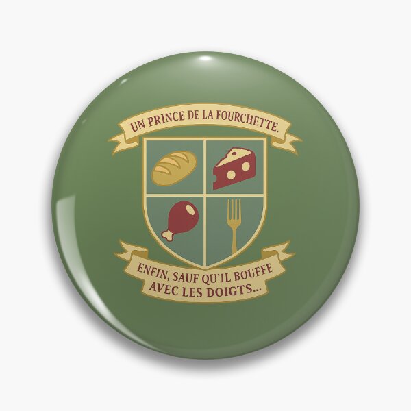 Item preview, A Prince of the Fork – Heraldic Crest designed and sold by Bratak.