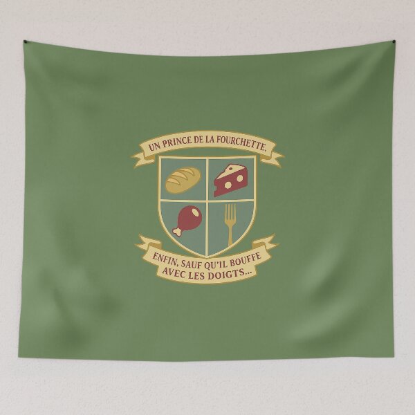 Item preview, A Prince of the Fork – Heraldic Crest designed and sold by Bratak.