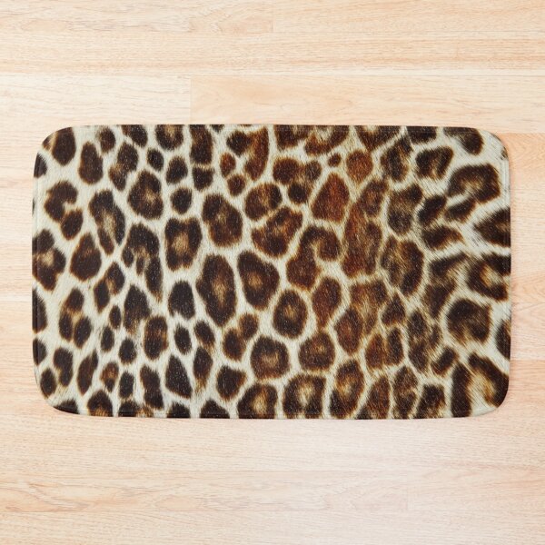 Item preview, White Leopard Spots Pattern - Golden Brown Rosettes  designed and sold by trajeado14.