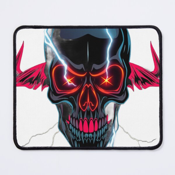 Item preview, Skull with Lightning Bolt designed and sold by Eternal ronin.