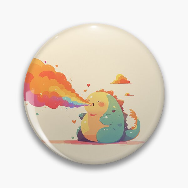 Item preview, Chubby Dragon Breathing Rainbow Fire designed and sold by Christian Weiss.