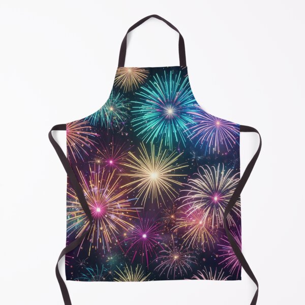 Item preview, Vibrant Fireworks Display in Night Sky designed and sold by InezPhotography.