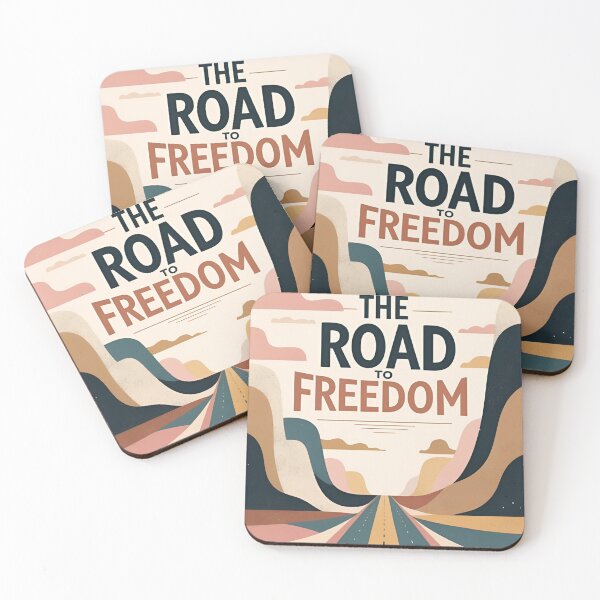 Item preview, The road to Freedom | Investor Office | Trader Gift | Financial Principles  | Abstract Investment Print | Entrepreneur designed and sold by investorybox.