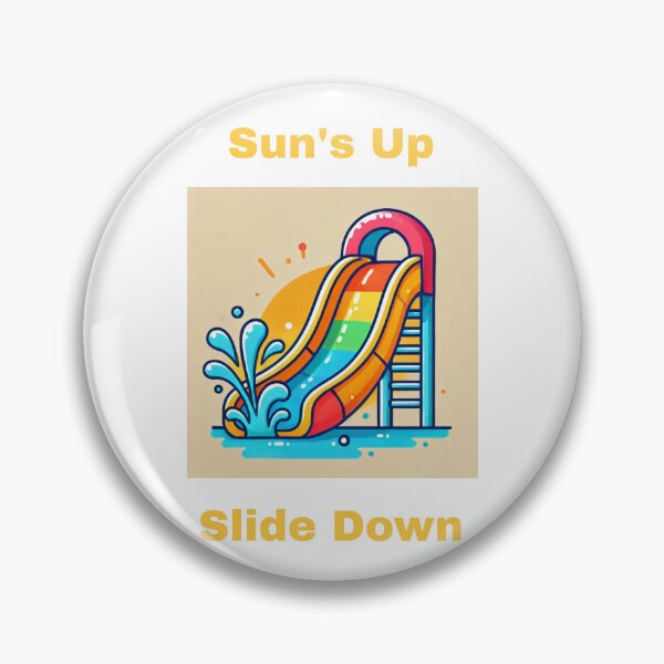 Artikelvorschau, Sun’s Up Slide Down | Lustiger Wasserpark & Sommer T-Shirt entworfen und verkauft von Gokool.