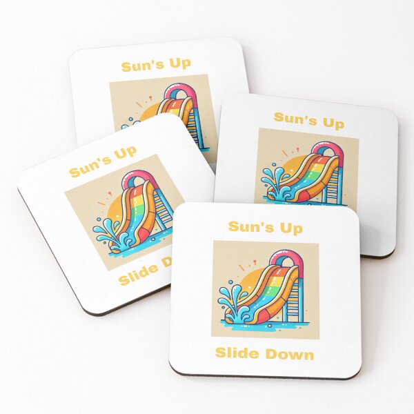 Item preview, Sun’s Up Slide Down | Fun Waterpark & Summer T-Shirt designed and sold by Gokool.