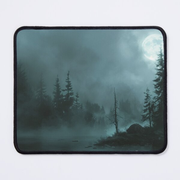 Item preview, Full Moon over a Misty Lake at Night designed and sold by Hartbecke.