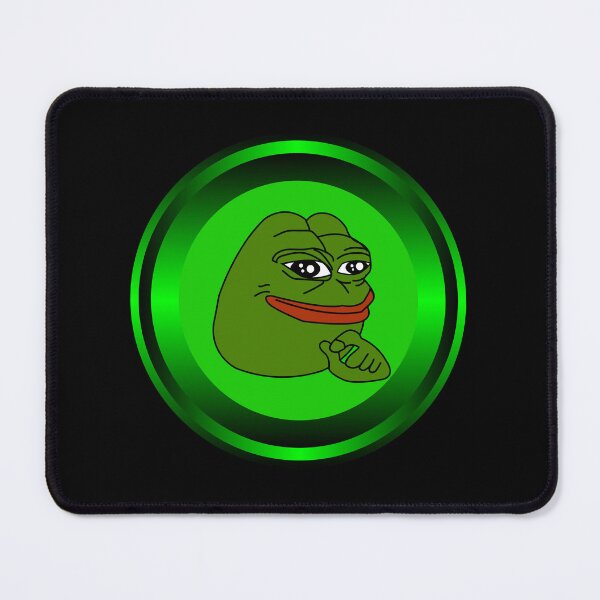 Item preview, Green Pepe coin crypto currency Meme Design designed and sold by ZieProject.