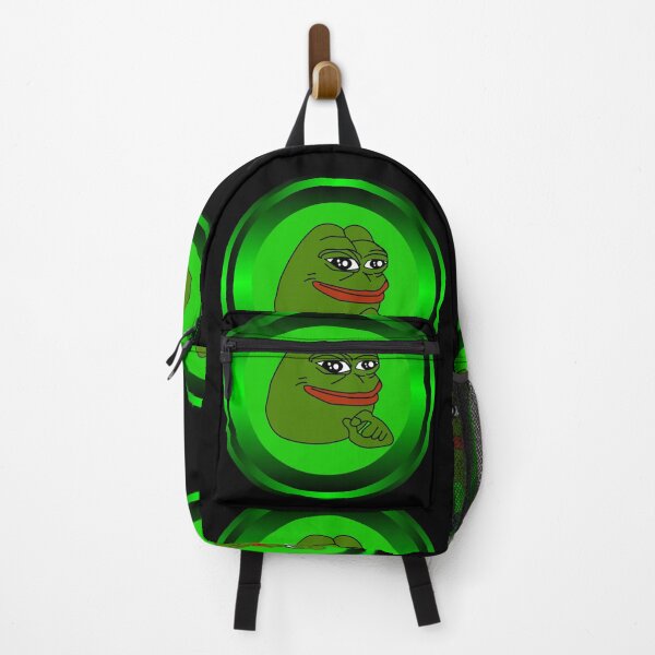 Item preview, Green Pepe coin crypto currency Meme Design designed and sold by ZieProject.