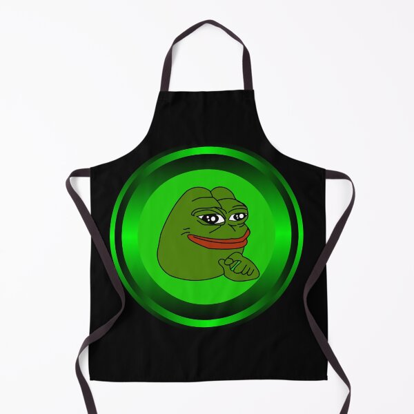 Item preview, Green Pepe coin crypto currency Meme Design designed and sold by ZieProject.