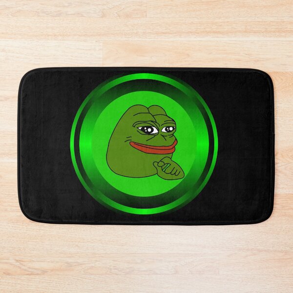 Item preview, Green Pepe coin crypto currency Meme Design designed and sold by ZieProject.