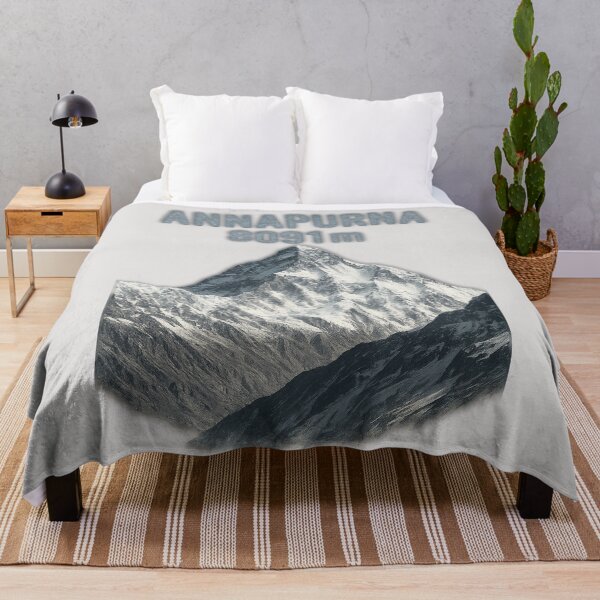 Item preview, Annapurna 8091 m — Himalayan Eight-Thousander Mountain Poster designed and sold by TrendTribeTP.